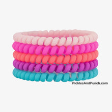 Load image into Gallery viewer, Hair Tie Sets (Set of 5 Hair Ties) - Skinny Paradise Matte Set