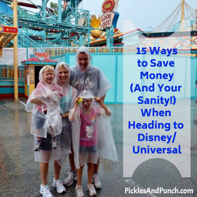 15 Ways to Save Money (& Your Sanity) When Visiting Disney/Universal Theme Parks