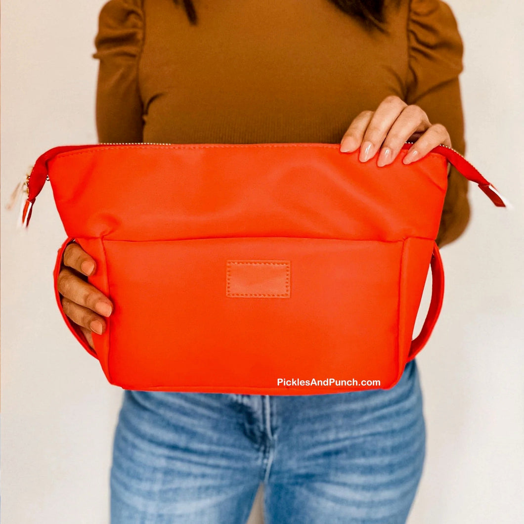 Cosmetic Bum Bag - Bright Orange