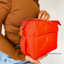 Load image into Gallery viewer, Cosmetic Bum Bag - Bright Orange