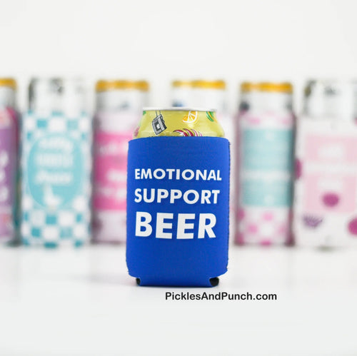 Emotional Support Beer Can Cooler Father's Day gift dad gift gift for dads