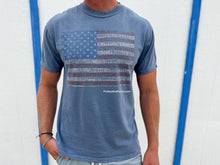 Load image into Gallery viewer, 4th of July patriotic tee flag tee July 4th  Memorial Day Labor Day Veterans Day patriotism american flag Stars and Stripes tee