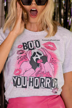 Load image into Gallery viewer, Boo You Horror Halloween Tee