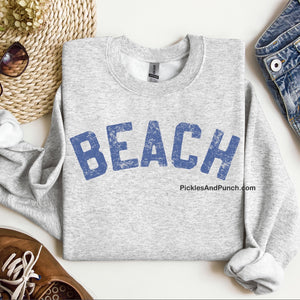 distressed beach sweatshirt perfect for vacation cruise cruising cruises beach trip senior trip friends family reunion 