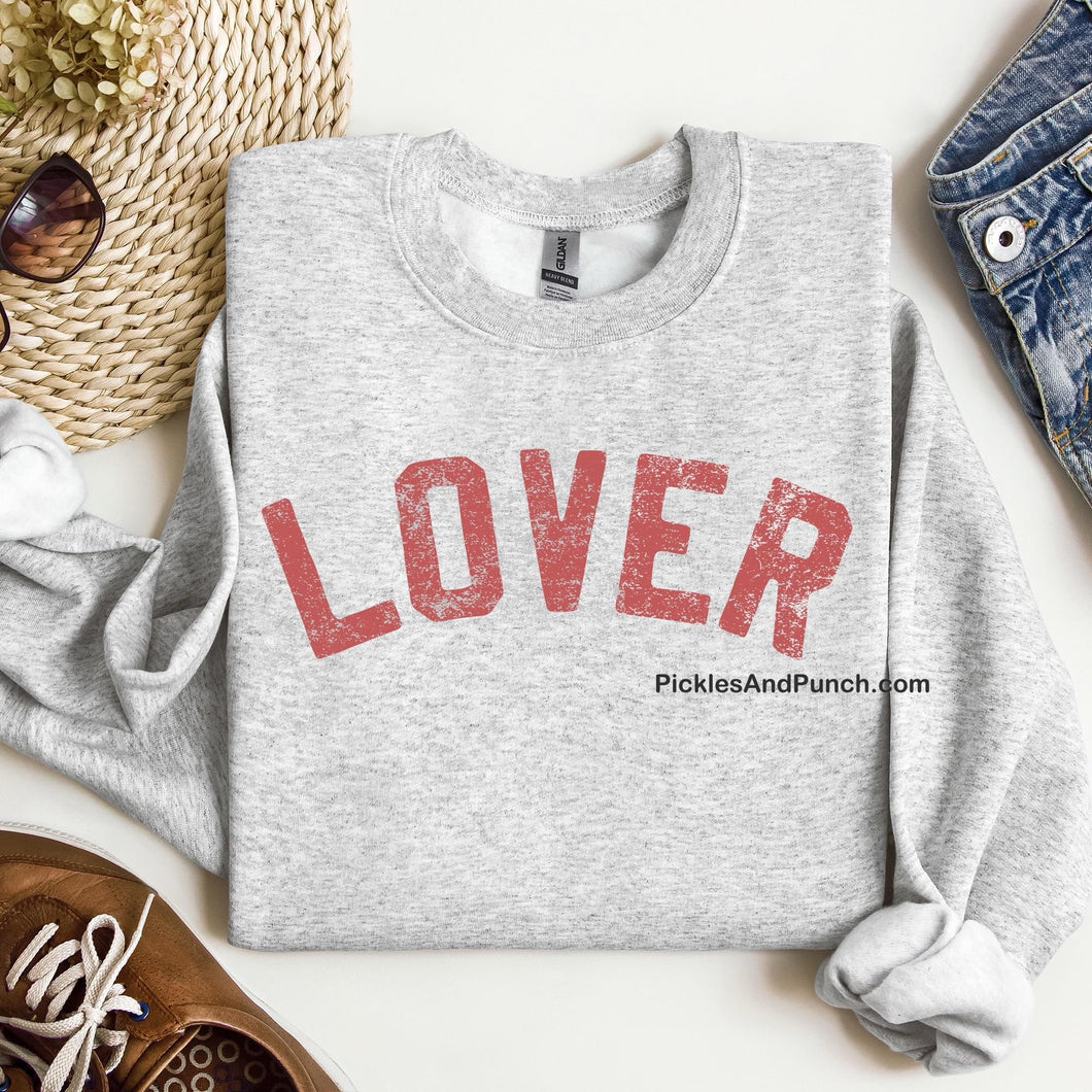 distressed lover sweatshirt 