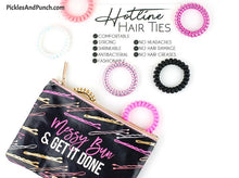 Load image into Gallery viewer, Hair Tie Sets (Sets of 3 Hair Ties) - Beachy Metallic Set