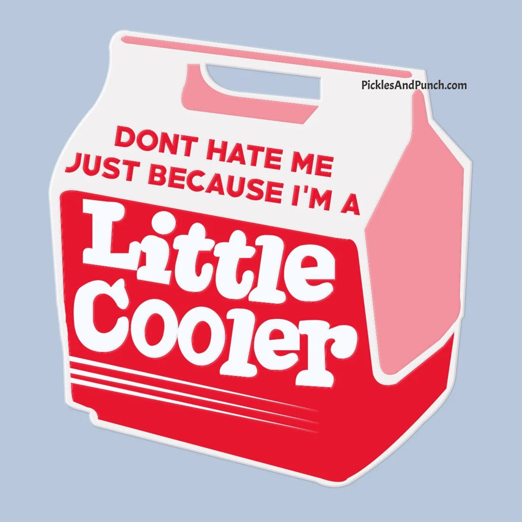 Don't Hate Me Just Because I'm A Little Cooler Sticker Decal