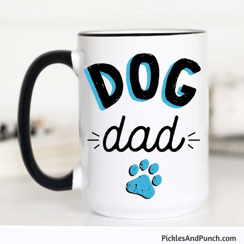 dog dad mug fathers day gift for dad gift for men 