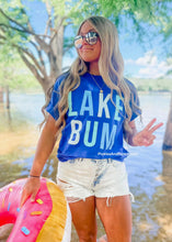 Load image into Gallery viewer, lake bum multicolor blue multi shades of blue 