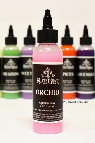 Orchid - Squeeze Wax  Orchid is a very strong floral scent. Smells just like the flower! 